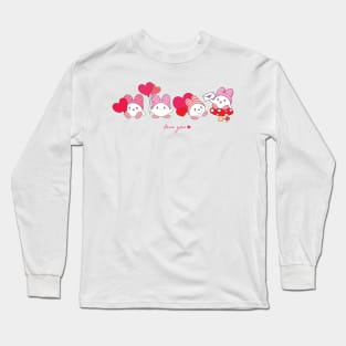 Bunnies love you Long Sleeve T-Shirt